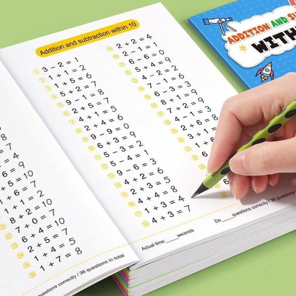Børns matematikøvelsesbog addition subtraktion inden for 100 uddannelse within100