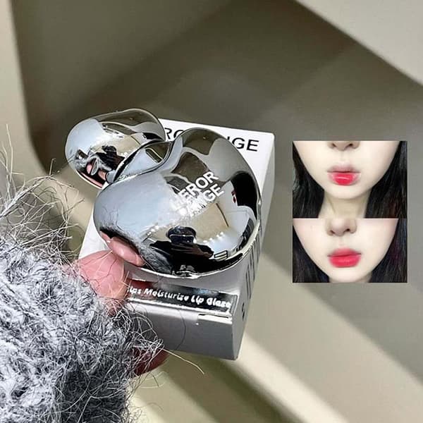 Hjerte Mat Læbestift Fløjl Mat Blush Lipgloss Ansigt Flydende L A2