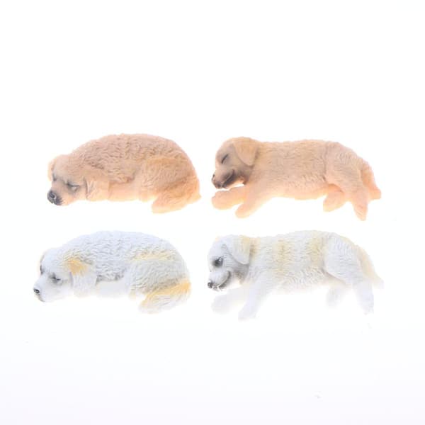 Kawaii sovande Shiba Inu-modell e harts sovande valp bil instrumentbräda A2