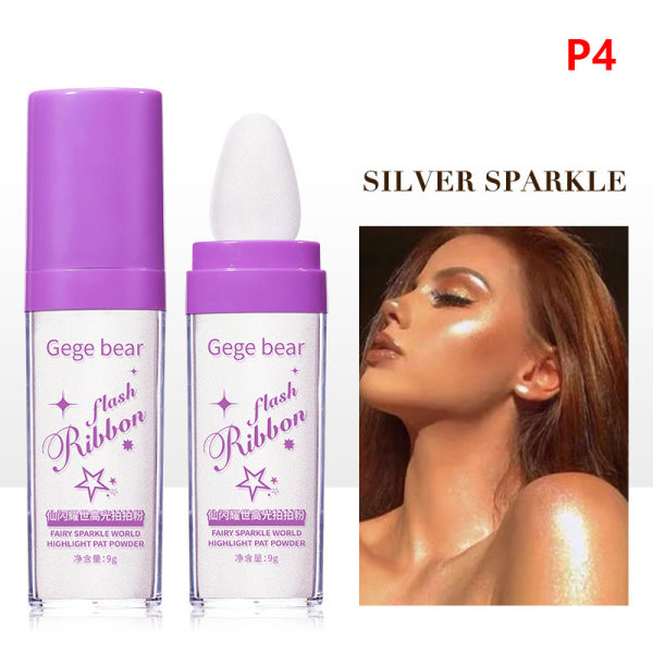 1 kpl Face Body Diamond Highlight Glitter Highlighter Puuteri Shim 4