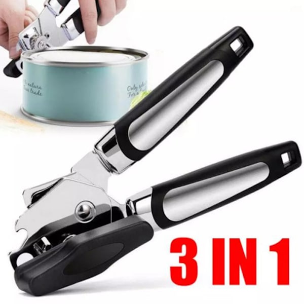 1 Styck Konservöppnare i rostfritt stål Tenn Professional Wheel cutter