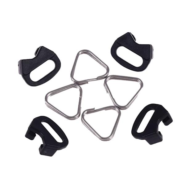 4 STK Bæltekrog Kamera Skulderrem Trekant Split Ring
