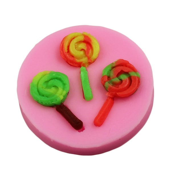 Halloween Lollipop Silikonform Sjokolade Fondant Former Bakin