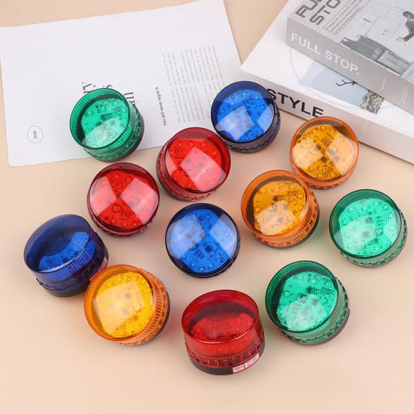 Strobe Signal Varsellys Liten LED Blitslys Alarmlys A3