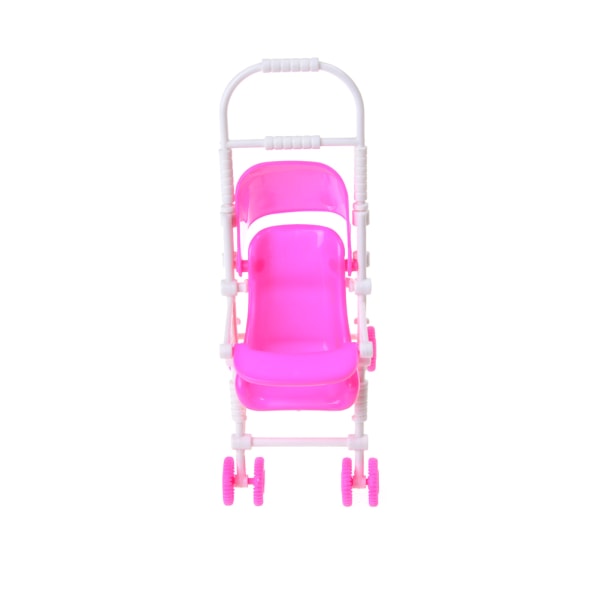 Barnevogn Barnevogn Vogn Dukkemøbler Til dukker Tilbehør Pink 20cm