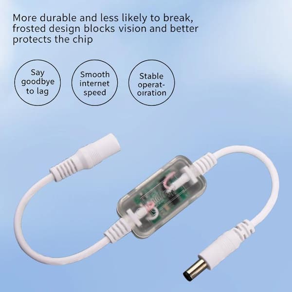 Automatisk Router Modem Genstart Strømkabel 24 72 Timer Auto Cyklus A5