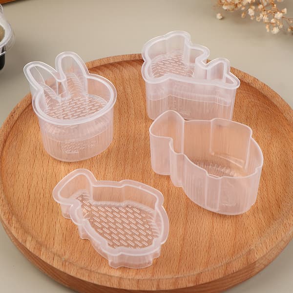 3 stk/sæt tegneserieform risboldeform sushi rulle bento presse mo 3Pcs