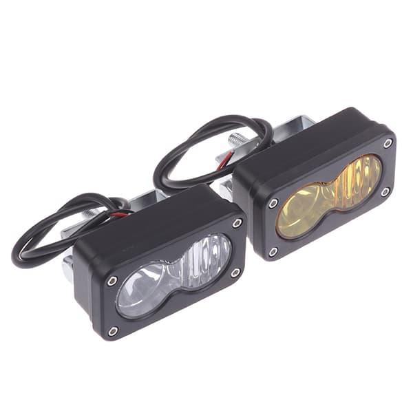 3 tommer bilspotlight hvid gul LED Pod kørsel til motorcykel white set