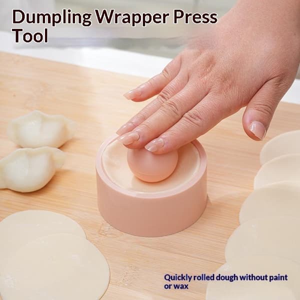 Dumpling Skin Maker Deigpresse Innpakningsform Rundformet Crea