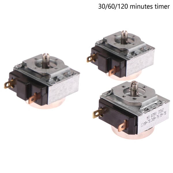 1 stk 30/60/120 minutter 15A 125V 16A 250V forsinkelse Timerbryter Tim 60 min
