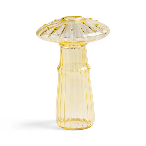 Mushroom Glas Vase Aromaterapi Flaske Creative Home Hydroponi G