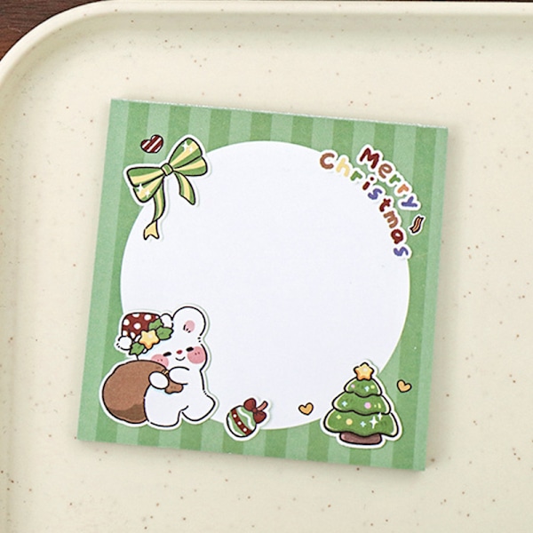 50 Ark Tegneserie Sticky Notes Kreativ Juleblokk Bærbar A3