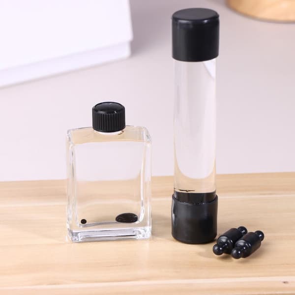 Ferrofluid magnetisk væske flytende displayflaske morsom vitenskap Square