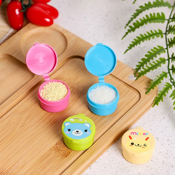 Sarjakuva Kastikepullo Mini Bento-rasia Eläinystävä Soijakastikerasia A2