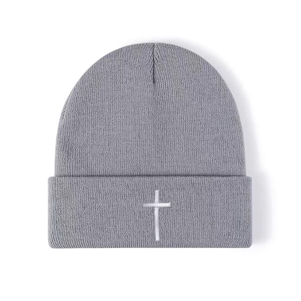 Vintermössor för unisex mössor stickade mössor varmare Bonne Gray