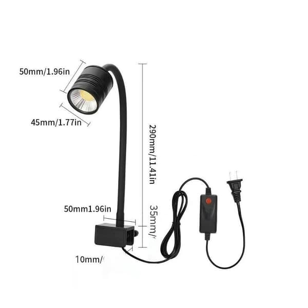 USB Akvarium LED-lampe Klips Fisketank Lys Dekor Akvatisk Multi A4