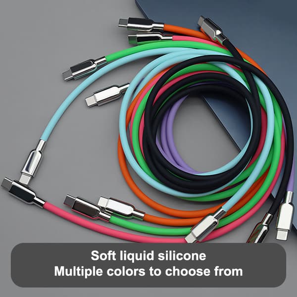 240W PD3.1 Flytende Silikon USB C Type-C Hurtigladekabel 15 A13
