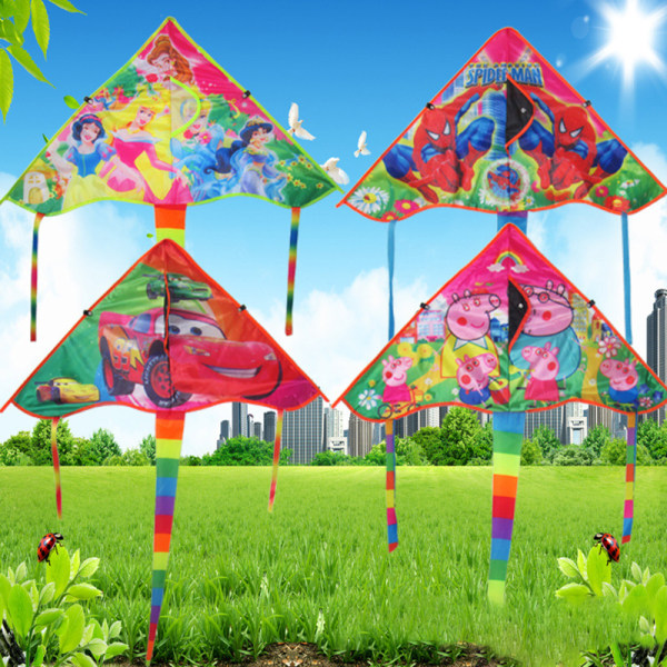 Sarjakuva Anime Printed Kite Outdoor Game Flying Kite Children Ki A5