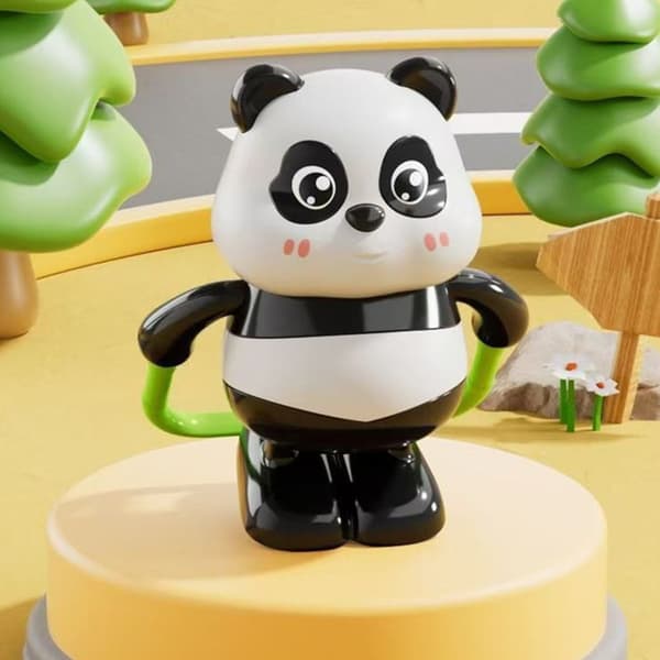Uppdragbar Panda Leksak - Pedagogisk Interaktiv Föräldra-Barn Bindning A2