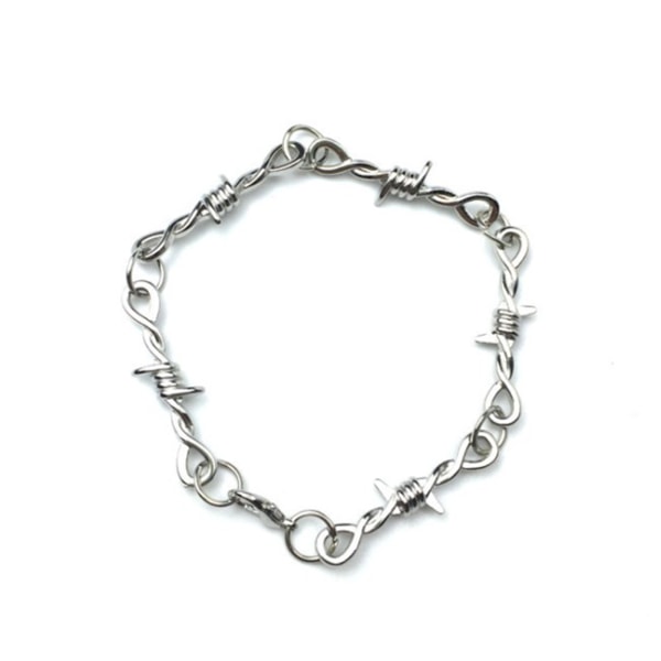 Wire Brambles Halsband Man och kvinnor Hip-hop Punk Barbed Bracelet