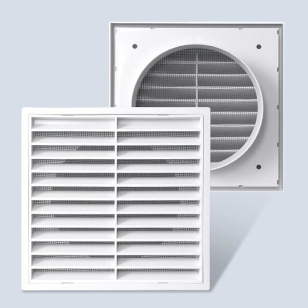 1 stk. Ventilationsrist PP Luftudstødning til vægloft A3