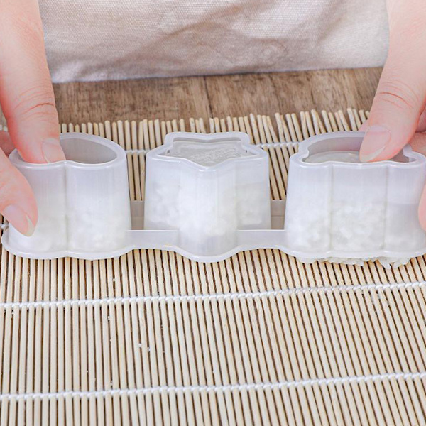 1 stk. tegneserieform risbolde sæt sushiform bento stempler kitche