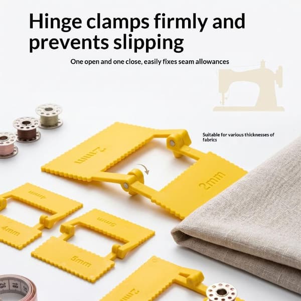 1/4 stk. 2 mm til 5 mm syning søm guide sæt stabil klips til hjemme S A2