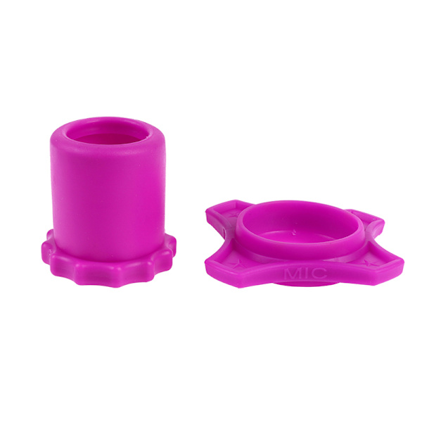 Rystesikker Silikone Mikrofon Holder Anti-Rolling Mic Protecti purple tail + ring