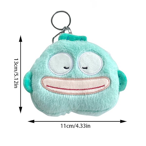 Kawaii Cartoon Hangyodon Plysch myntväska och Soft Plysch Pengar Ch A1