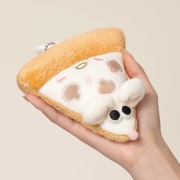 e Pizza Hiiri Pehmo Avaimenperä Luova Pehmolelu Laukun Riipus A2