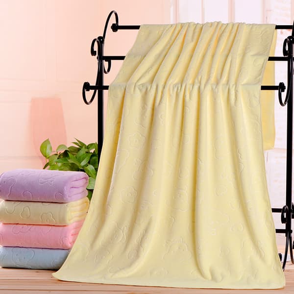 Badehåndklæde Absorberende Hurtigtørrende Super Stort Badehåndklæde Blød T 70*140（Thick）