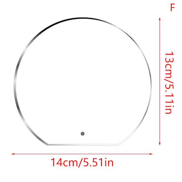 Akryl Nail Art Display Irregular Board Transparent Nail Art S F