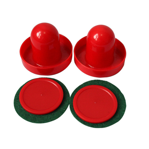 Ny Mini Air Hockey 65 mm målvakter 50 mm puckar filt pusher Set