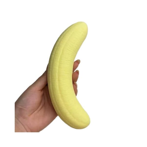 Bananmassa Leksak PU Långsam Återhämtning Sensorisk Fidgetboll för Vuxna