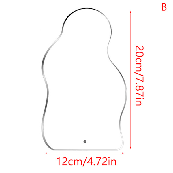 Akryl Nail Art Display Irregular Board Transparent Nail Art S A