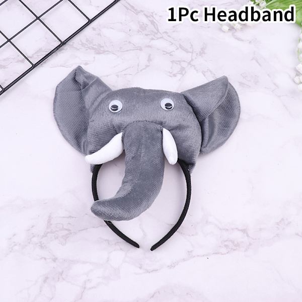Børn Børn Elefantører Pandebånd Animal Tie Tail Gift Party 1Pc Headband