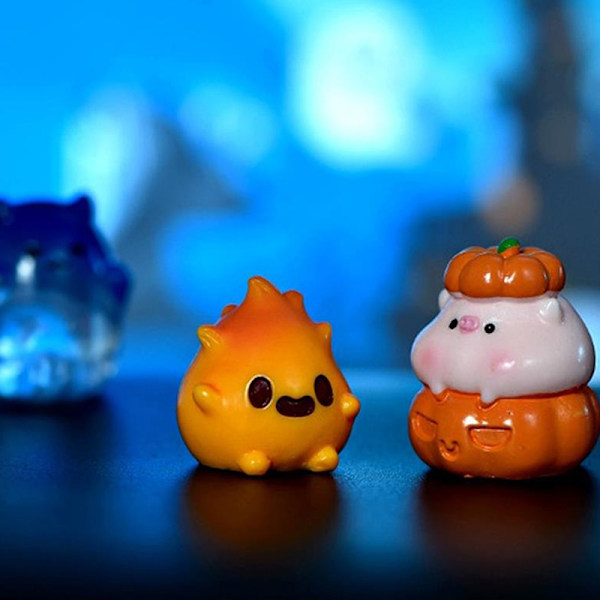 e Pumpa Spöke Djur Bil Prydnad Halloween Fest Prop Hem D A11
