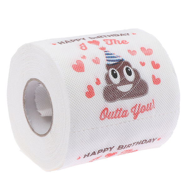 1Rulla Funny WC-paperirulla Syntymäpäiväsisustus Syntymäpäivälahjat Jok