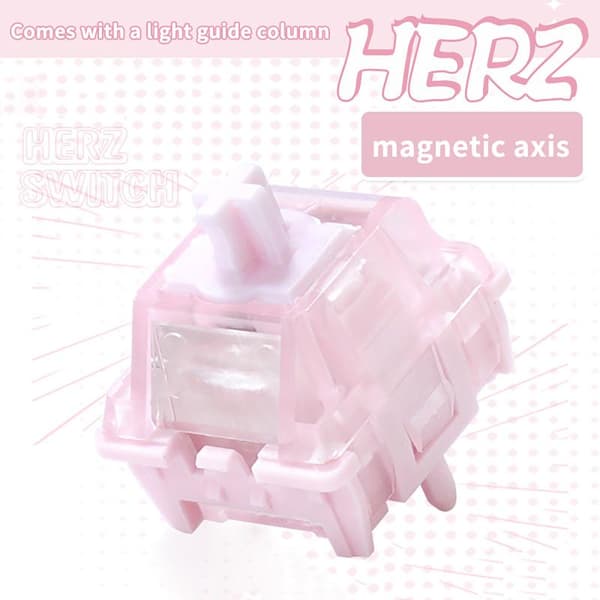 5 STK Herz HE Magnetisk Afbryder Pink Magnetisk Afbryder Gaming Magnet A1