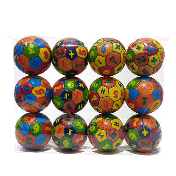 6,3 cm solid elastisk ball barnepuslespill tidlig utdanning fot B