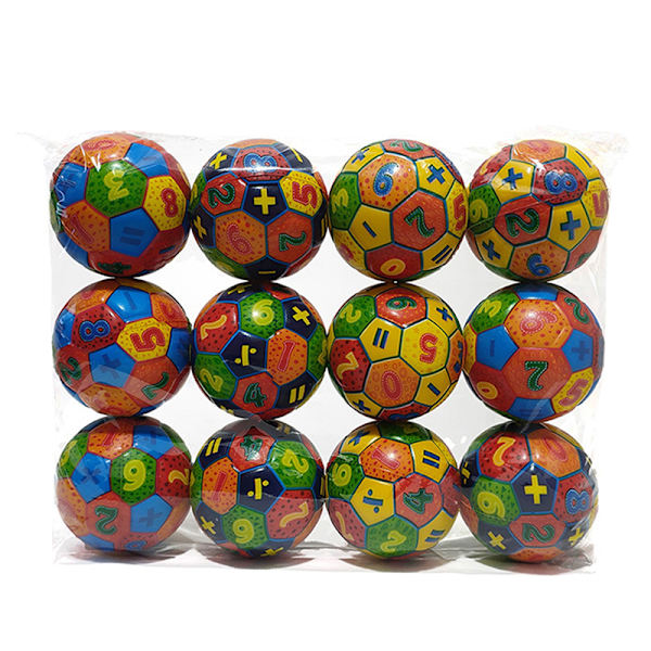 6,3 cm solid elastisk boll barnpussel tidig utbildning fot A
