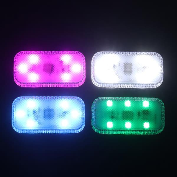 LED Touch Light Trådlös Bil Interiörbelysning Automatisk Läslampa White