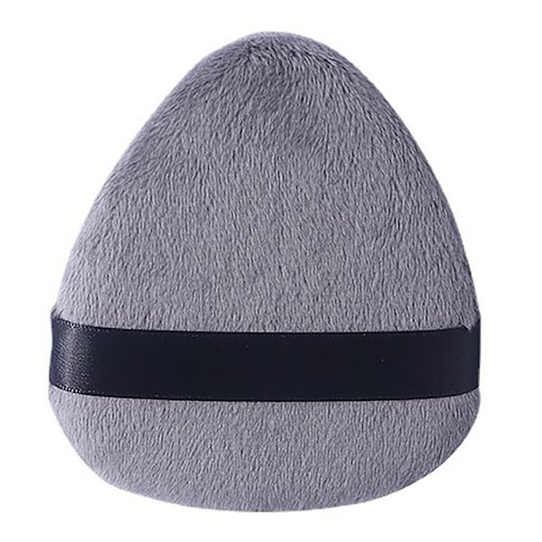 10,8 cm Meikkipuuteri Puff Soft Large Drop Velour Puff Cosmetic Gray