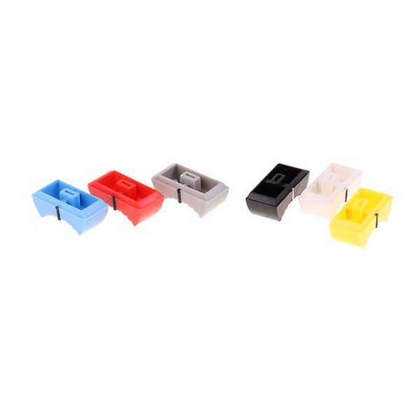 10 STK 4MM Farve Mixer Fader Cap Lige Slide Potentiometer Fa Yellow