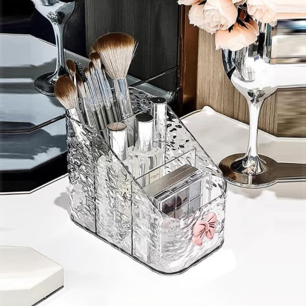 Klar Glacier Ripple Sminkeorganisering Med Delte Rom A6