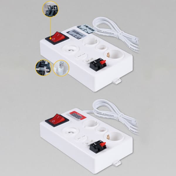 Led-testeri E27/B22/E14/GU10/G4-G9-lampuille, monitoiminen lampun testaaja EU