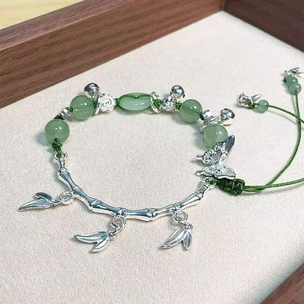 n Mode Grønne Krystalperler Armbånd Til Kvinder Piger Sød e A1