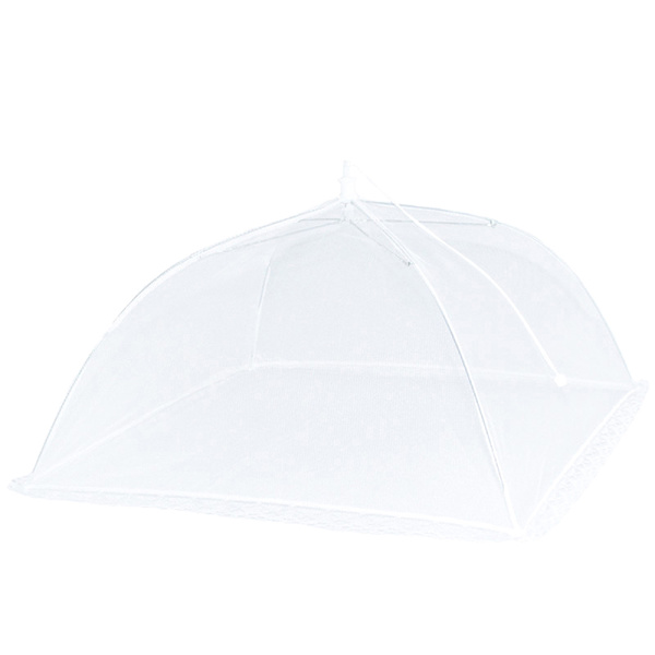 Mesh Cover Taittuva cover Teltta Dome Net Sateenvarjo Keittiö Gadge White 14in