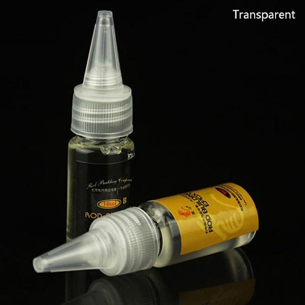 2 Stk Fiskestanglim Fiskestang Epoxy Resin AB Lim Transparer Transparent