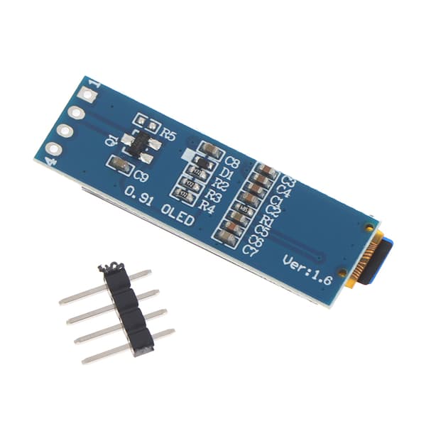 0,91 tommer OLED-modul Hvid/Blå/Gul OLED 128X32 OLED LCD LE White Light